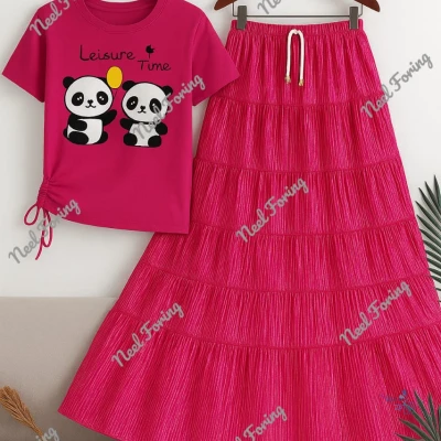 Crepe Skirt
