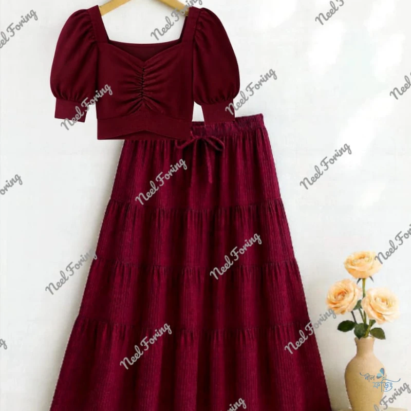 Crepe Skirt