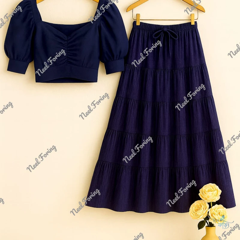 Crepe Skirt