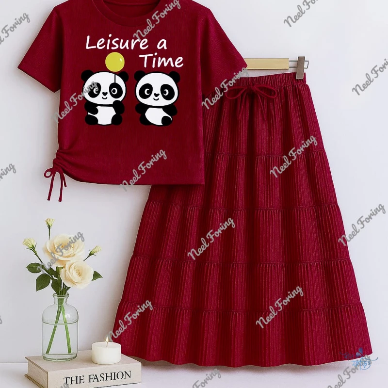 Crepe Skirt
