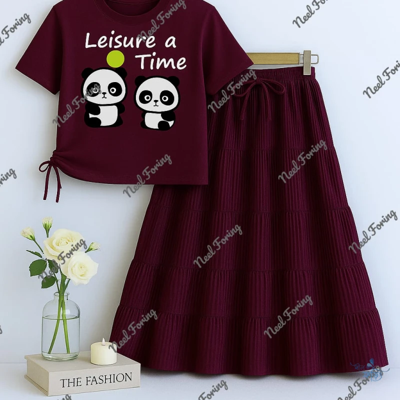 Crepe Skirt