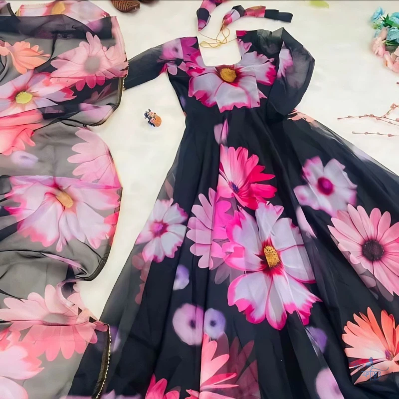 FLORAL orgenza GOWN